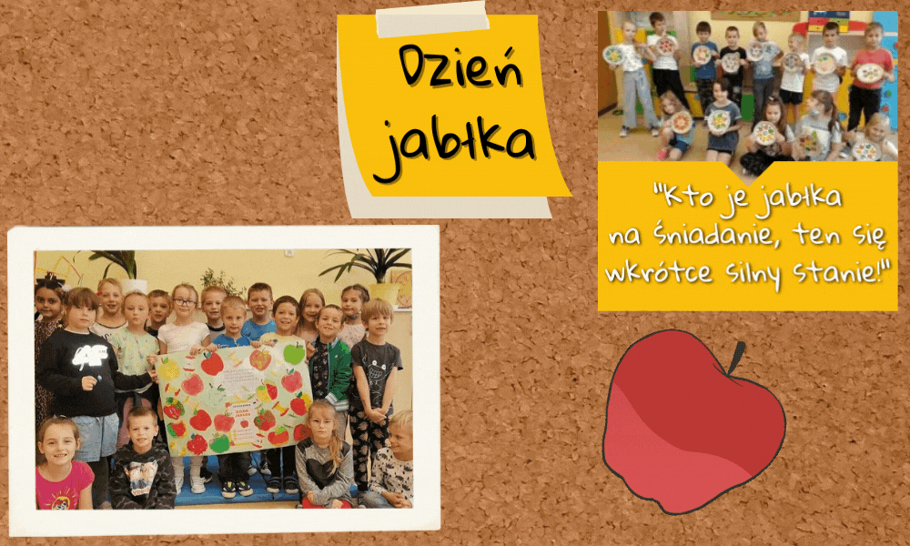 Dzień jabłka - podsumowanie I półrocza roku szkolnego 2021/2022 klasy 1-3