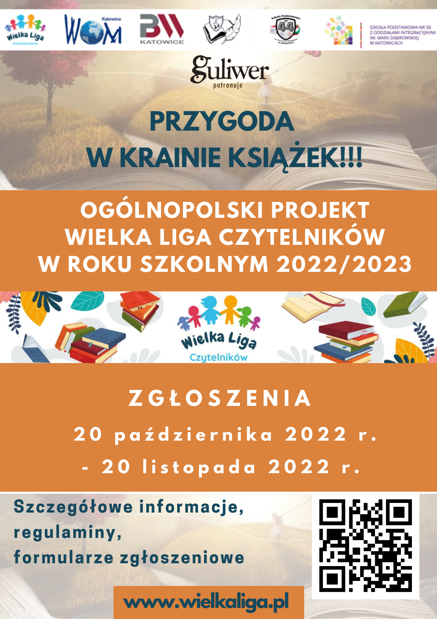 Plakat Wielkiej Ligi Czytelników