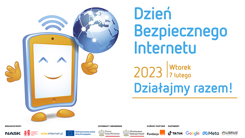 Dzień Bezpiecznego Internet 2023 plakat