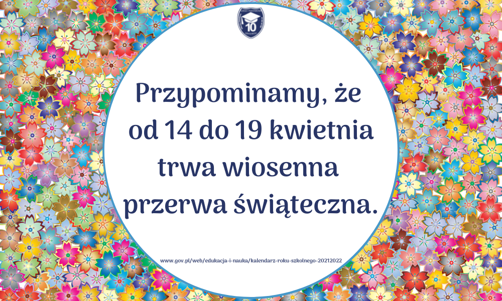 Wiosenna przerwa świąteczna