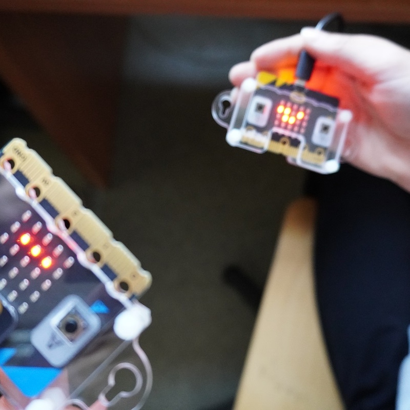 gra z wykorzystaniem płytki micro:bit