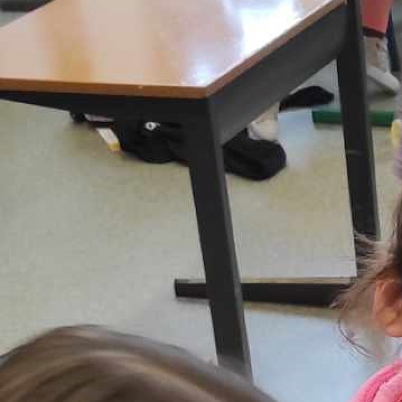 Klasa 2a podczas tworzenia techniką orgiami