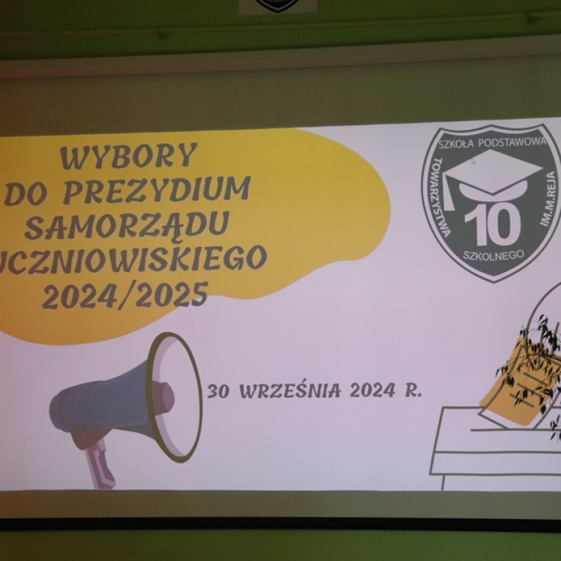 Wybory do prezydium Samorządu