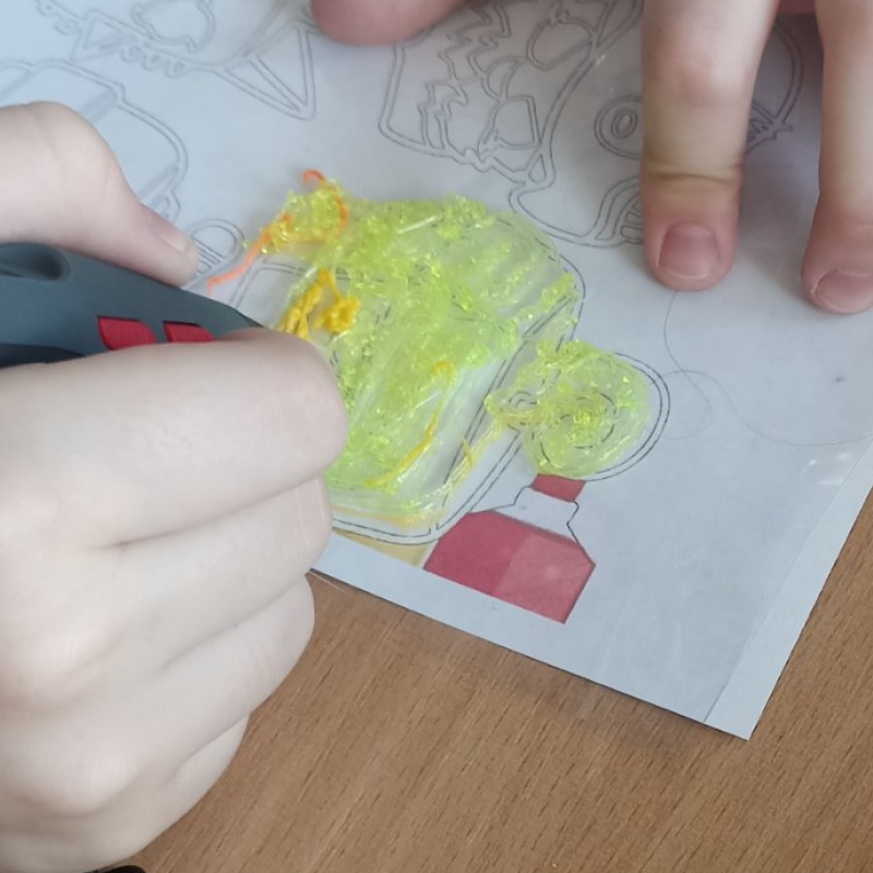 Prace z długopisami 3D