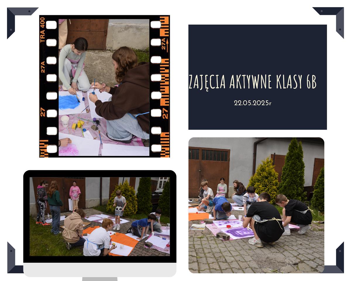 prace plastyczne uczniów - abstrakcja