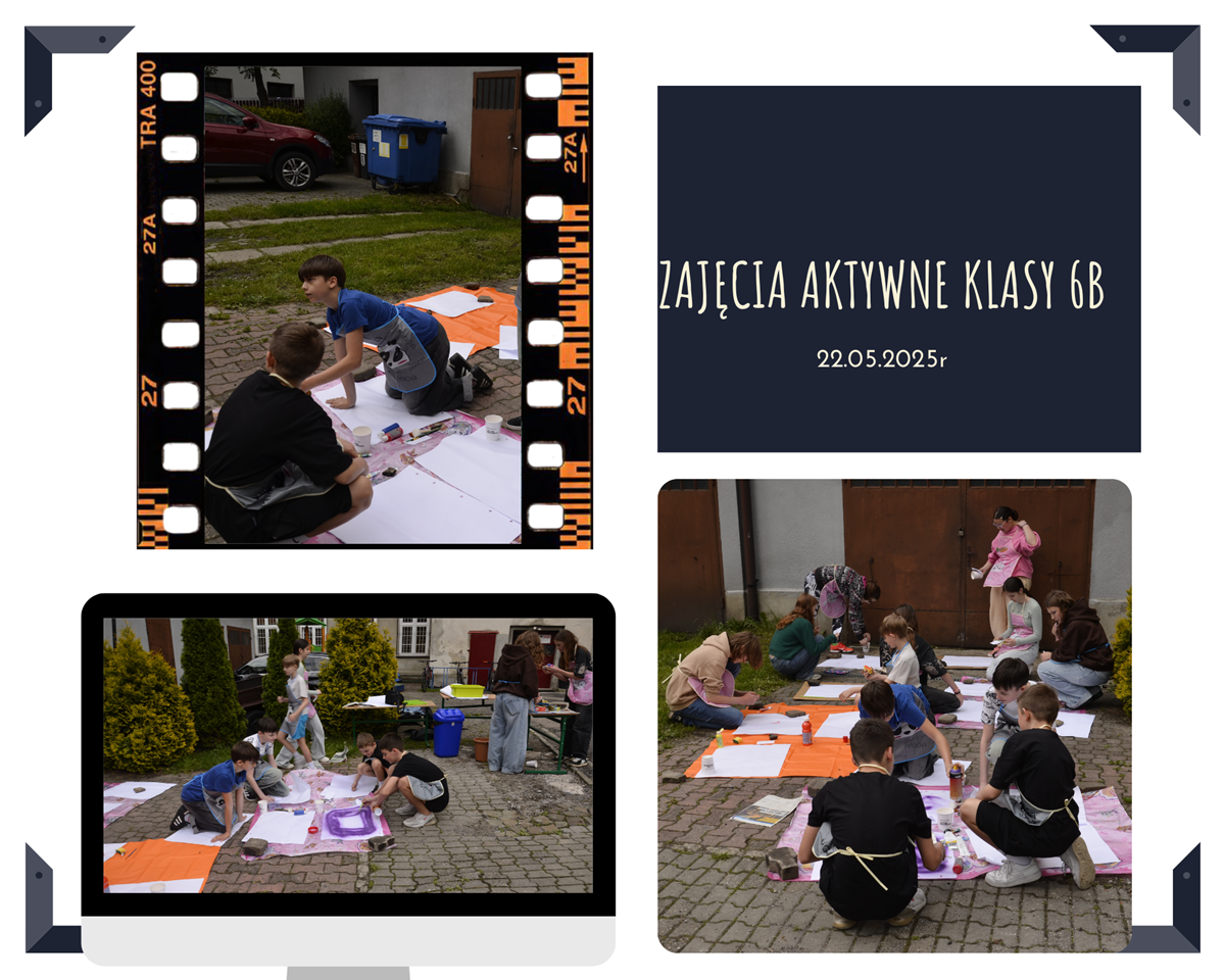 prace plastyczne uczniów - abstrakcja