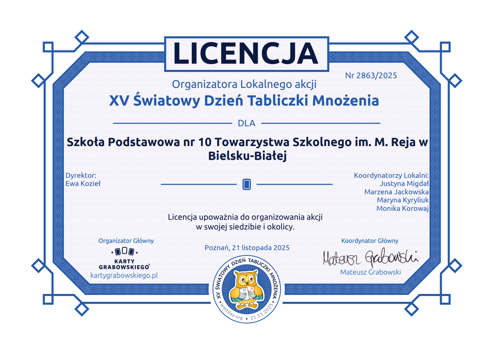 Licencja 2025