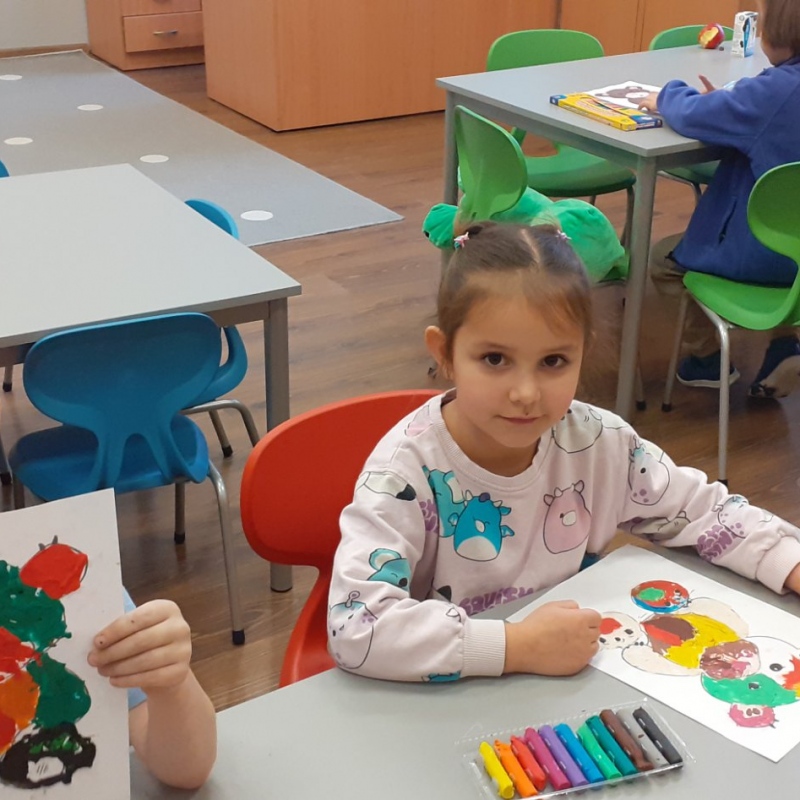 Prace plastyczne w zerówce