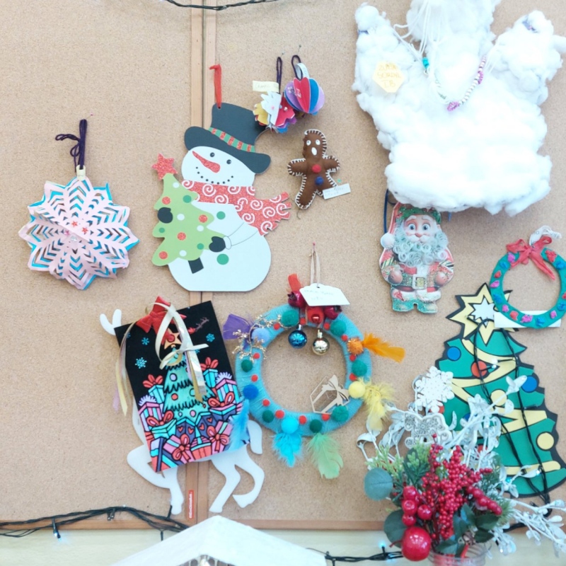 Ozdoby świateczne - prace konkursowe uczniów