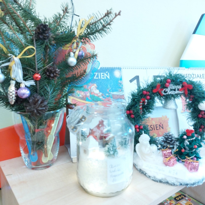 Ozdoby świateczne - prace konkursowe uczniów