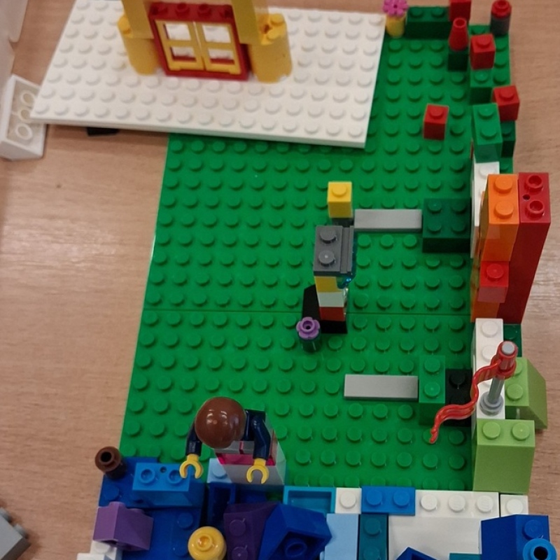 budowla z klocków lego