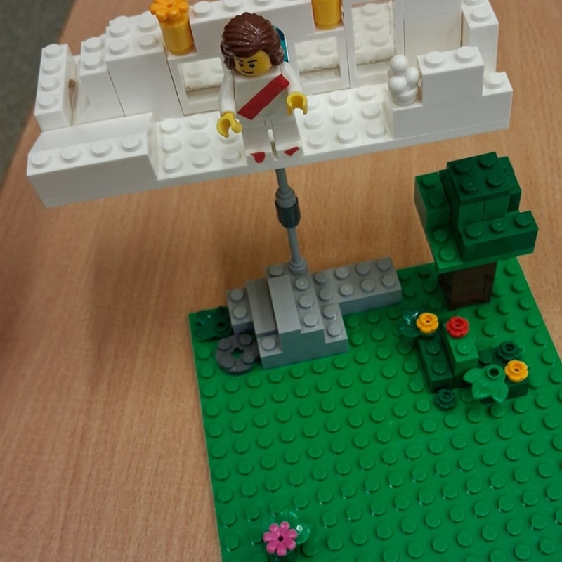 budowla z klocków lego