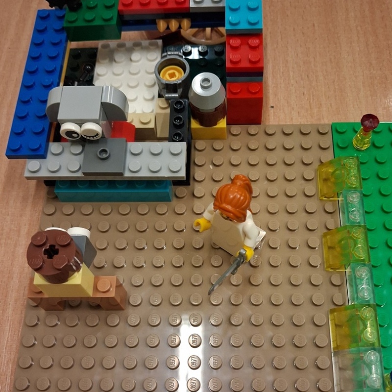budowla z klocków lego