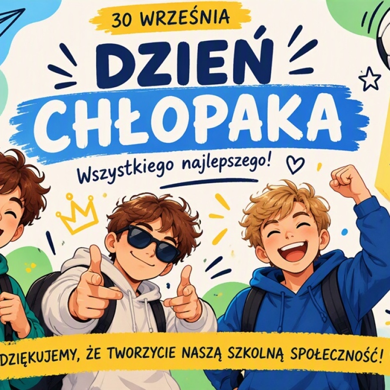 grafika wygenerowana prze AI z okazji dnia chłopaka