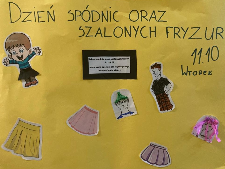 Plakat Dzień w spódnicy i fryzur