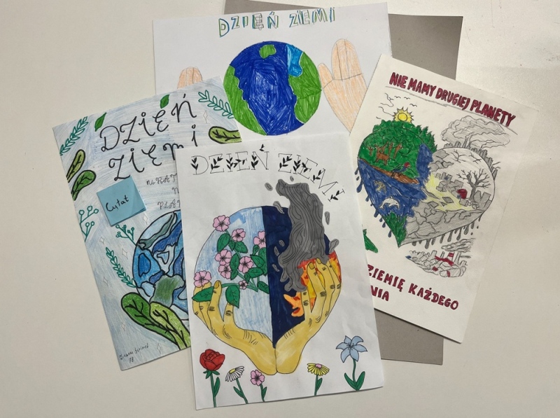 foto:  Konkurs plastyczny z okazji Dnia Ziemi