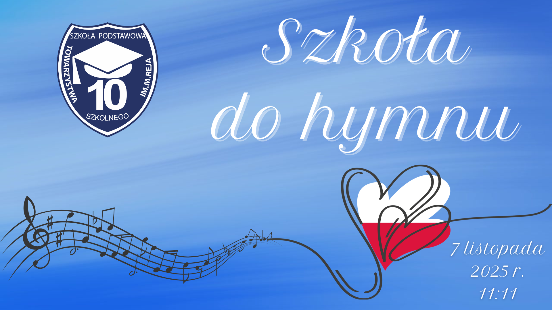 foto:  "Szkoła do hymnu" 2025